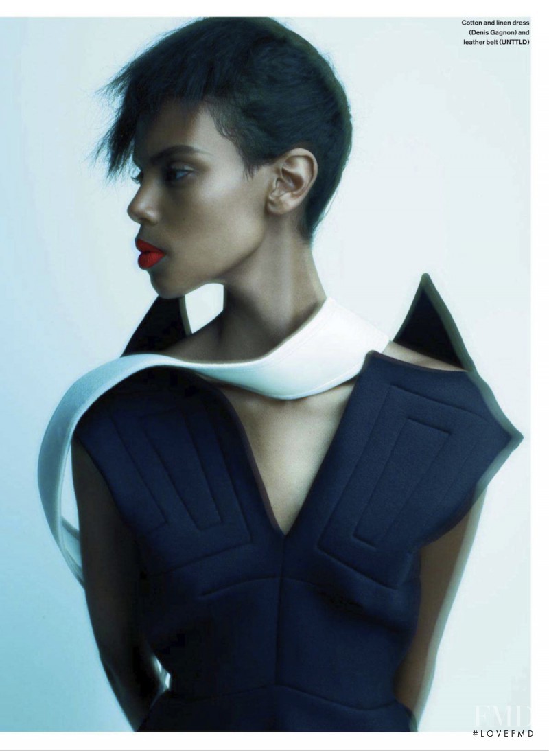 Grace Mahary featured in Black Or White, January 2013