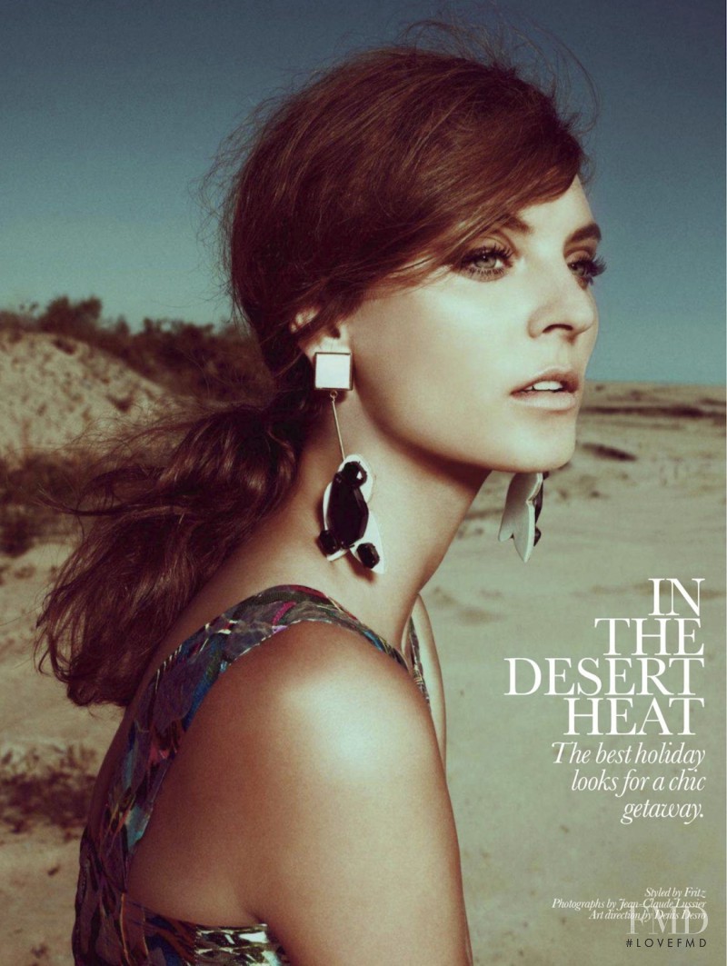 Elyse Saunders featured in In The Desert Heat, January 2013