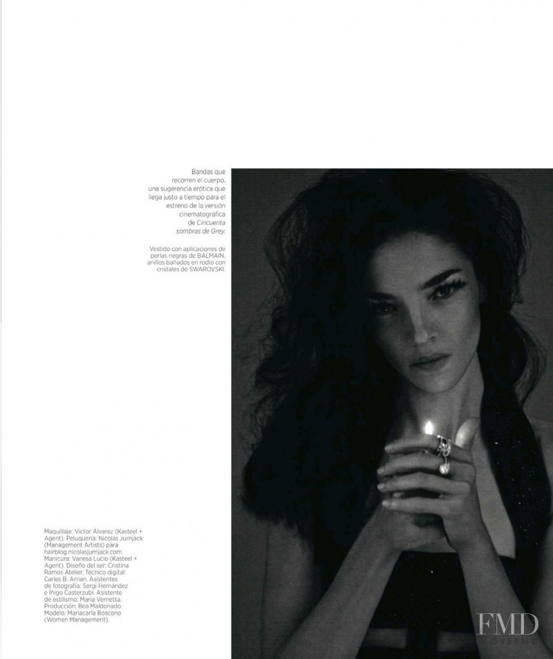 Mariacarla Boscono featured in Las mil caras de Mariacarla Boscono, March 2015