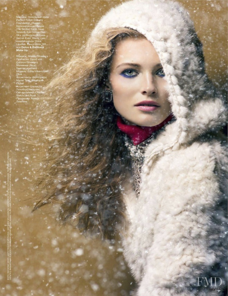 Edita Vilkeviciute featured in Hot - Cold, December 2012