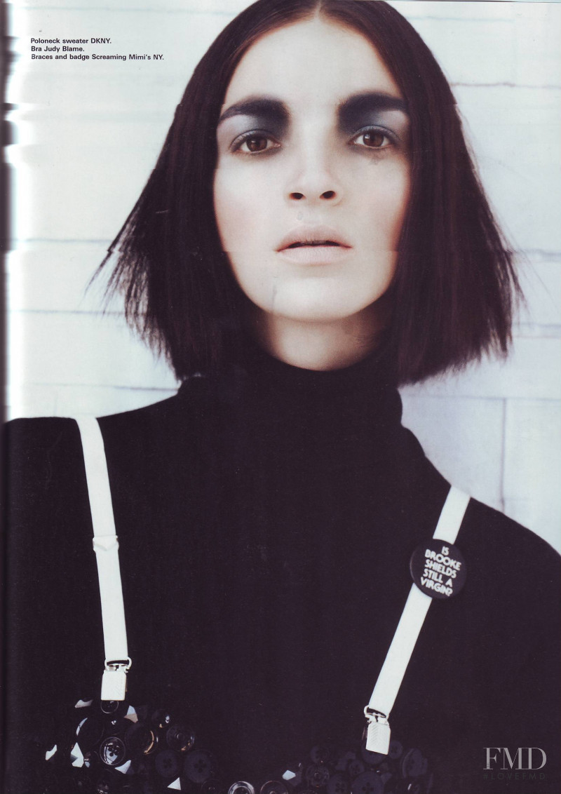 Mariacarla Boscono featured in Paradise Garage, November 2007