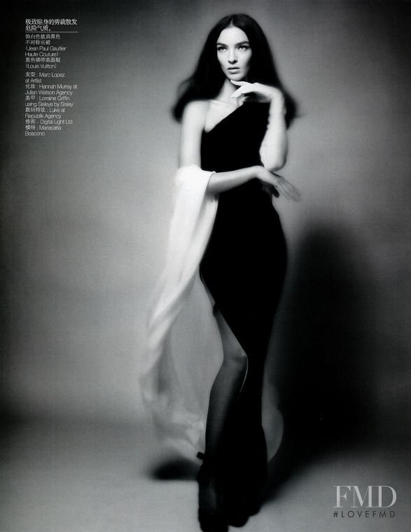 Mariacarla Boscono featured in The Lady In Dress, December 2009