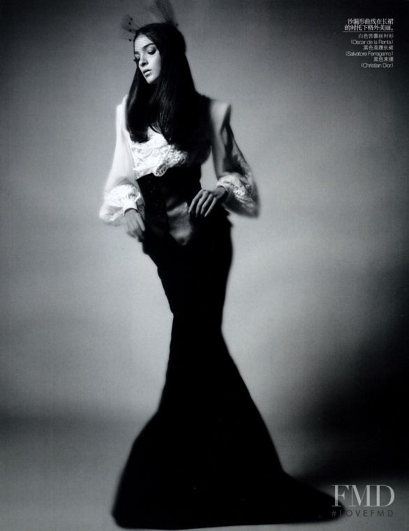 Mariacarla Boscono featured in The Lady In Dress, December 2009