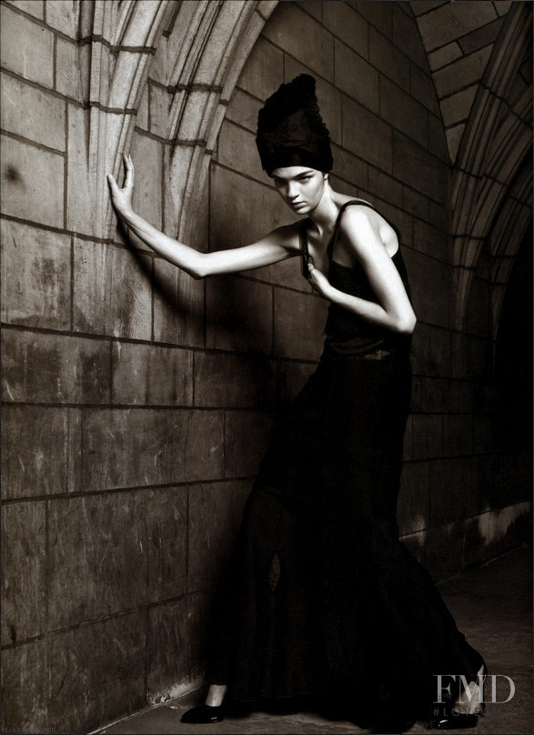 Mariacarla Boscono featured in Monastic, September 2006