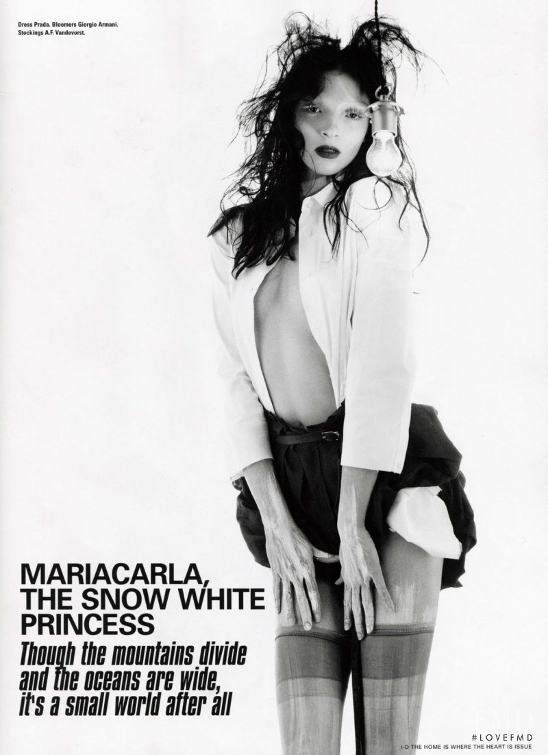 Mariacarla Boscono featured in Mariacarla, The Snow White Princess, February 2010