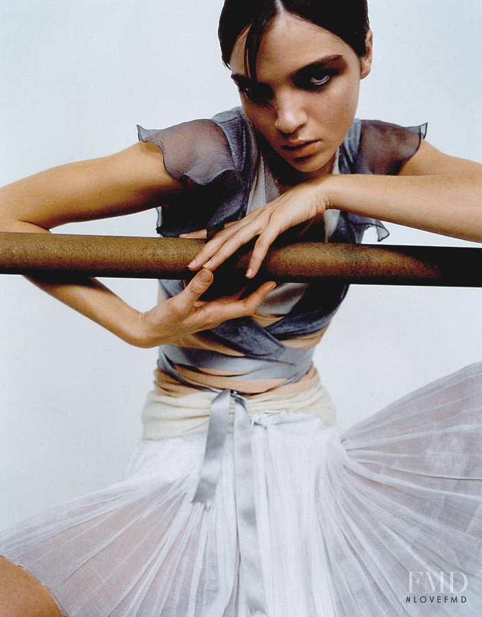 Mariacarla Boscono featured in Exercice, February 2002