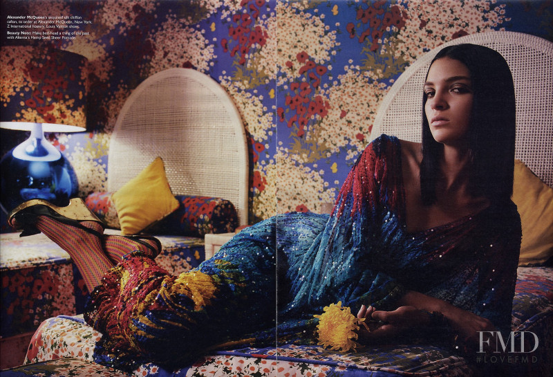 Mariacarla Boscono featured in Closetqueens, March 2003