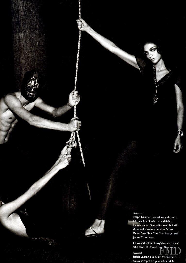 Mariacarla Boscono featured in Party, October 2002