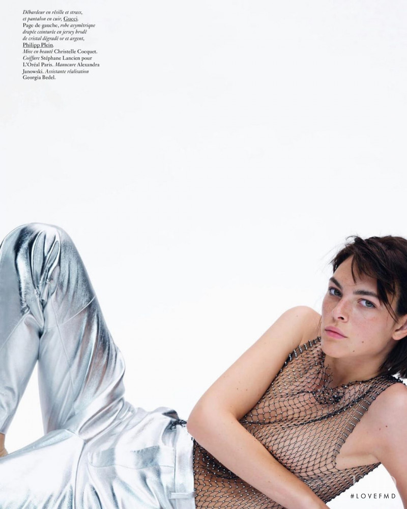 Vittoria Ceretti featured in Brillant, Absolument, August 2020