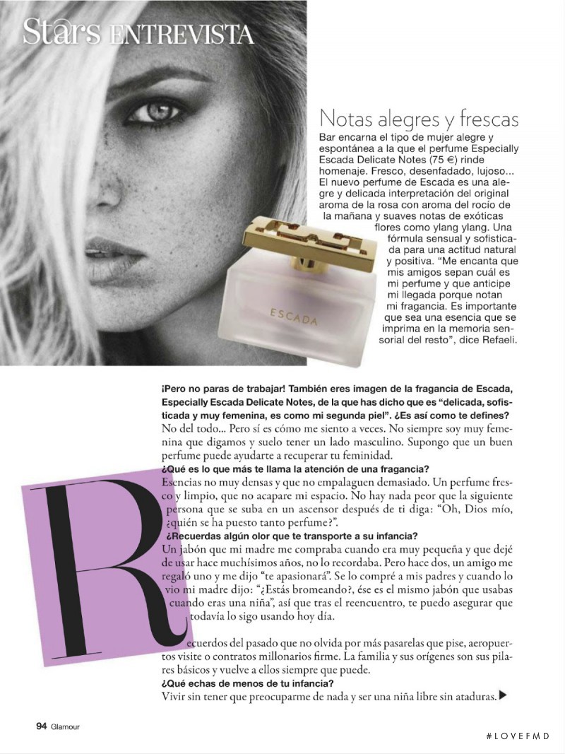 Bar Refaeli featured in La Mujer Perfecta, December 2012