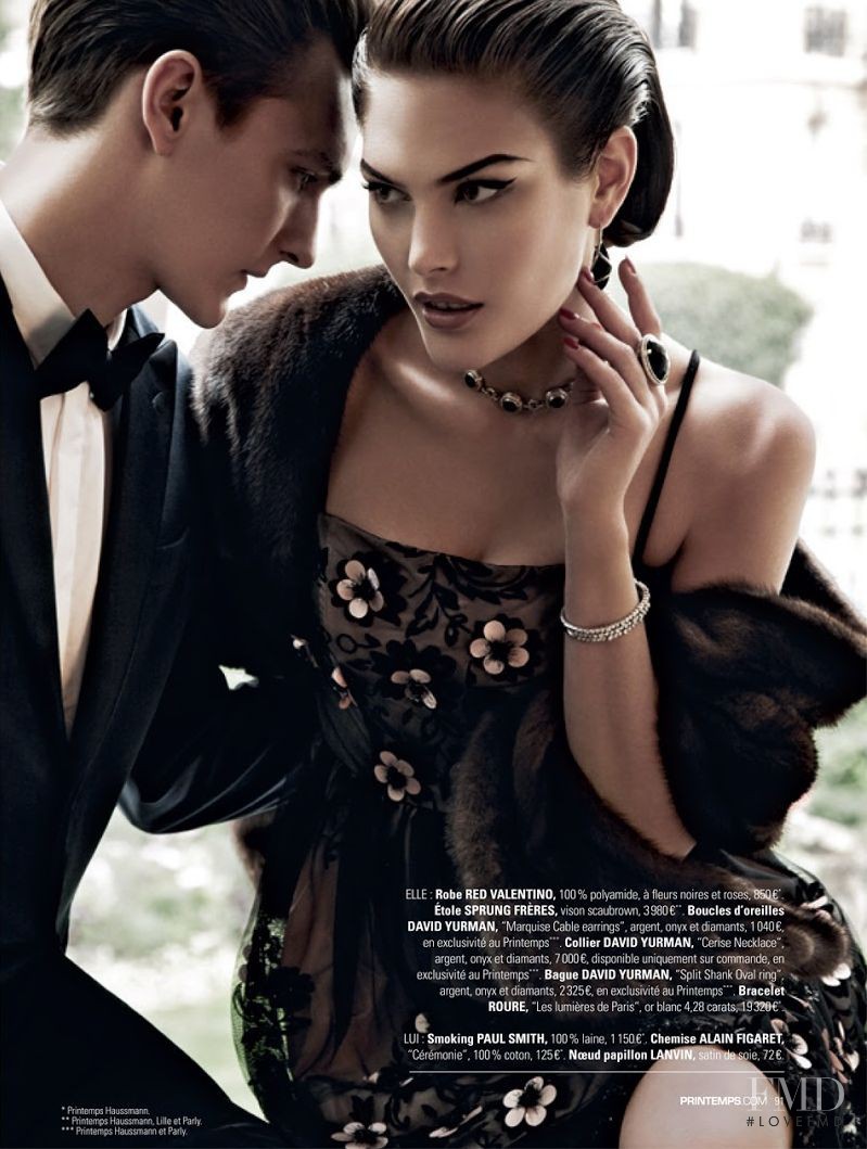 Catherine McNeil featured in Inspirations Parisiennes, December 2012