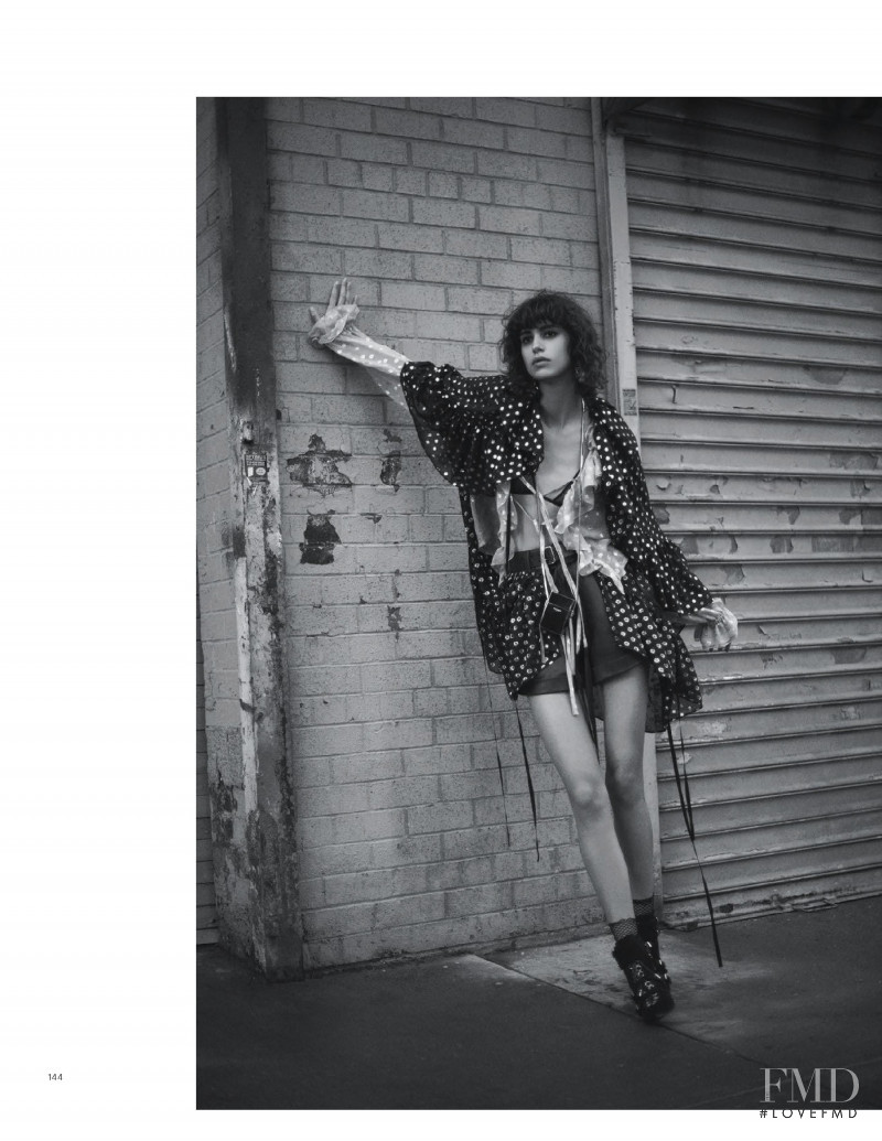 Mica Arganaraz featured in New Romantics, April 2018