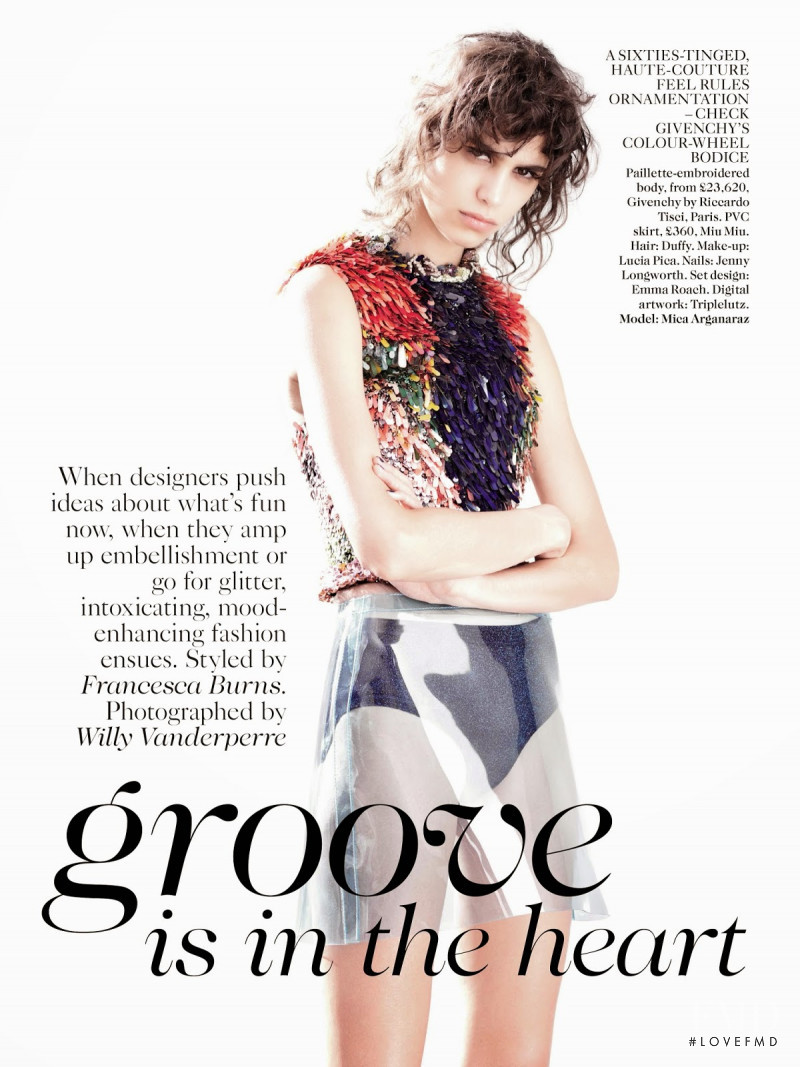 Mica Arganaraz featured in Groove is in the heart, September 2014