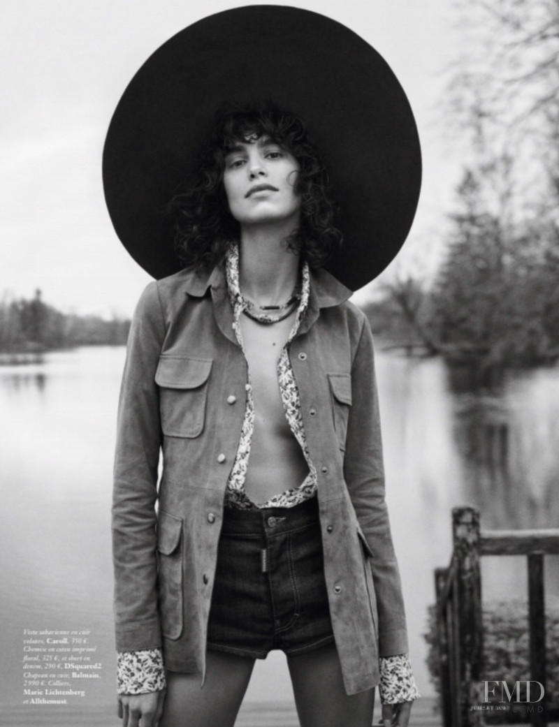 Mica Arganaraz featured in Miss Vogue: A la campagne, July 2020