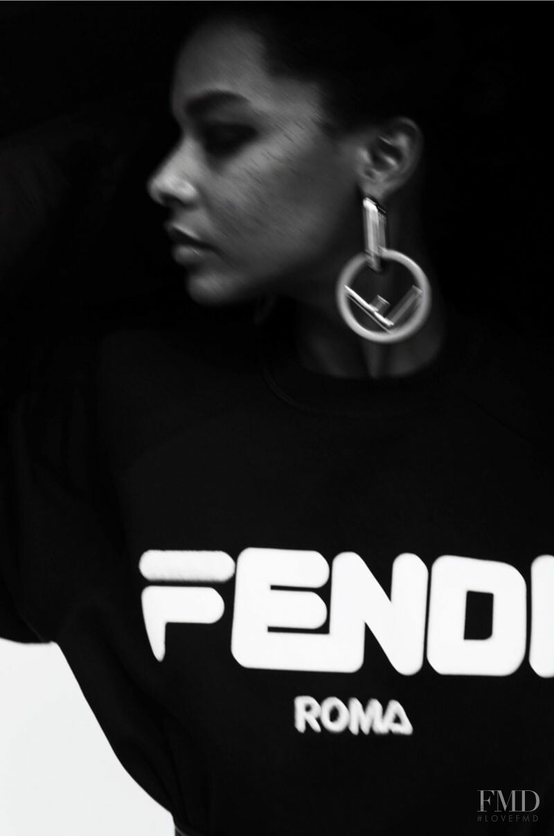 Karly Loyce featured in Fendi, September 2018