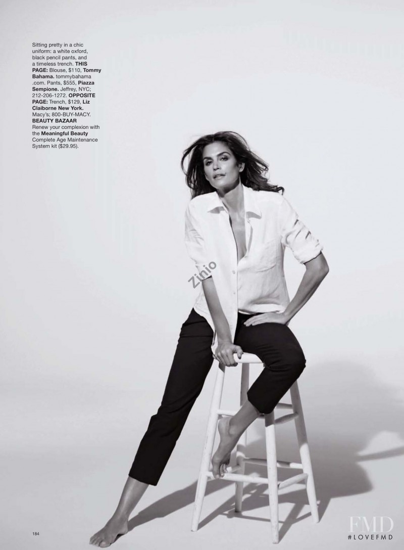 Cindy Crawford featured in Great Style At Great Prices, April 2009