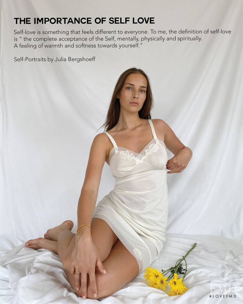 Julia Bergshoeff featured in The importance of self love, June 2020