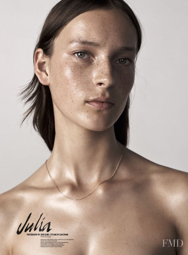 Julia Bergshoeff featured in Julia, February 2015