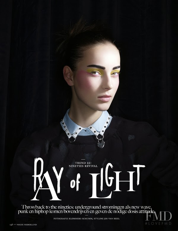 Julia Bergshoeff featured in Ray of Light, March 2014