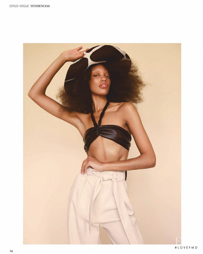 Kukua Williams featured in Estilo Vogue Tendencias: Piel Canela, August 2020