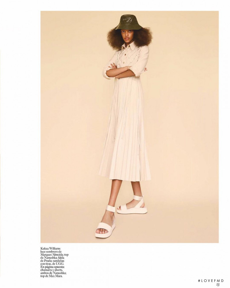 Kukua Williams featured in Estilo Vogue Tendencias: Piel Canela, August 2020
