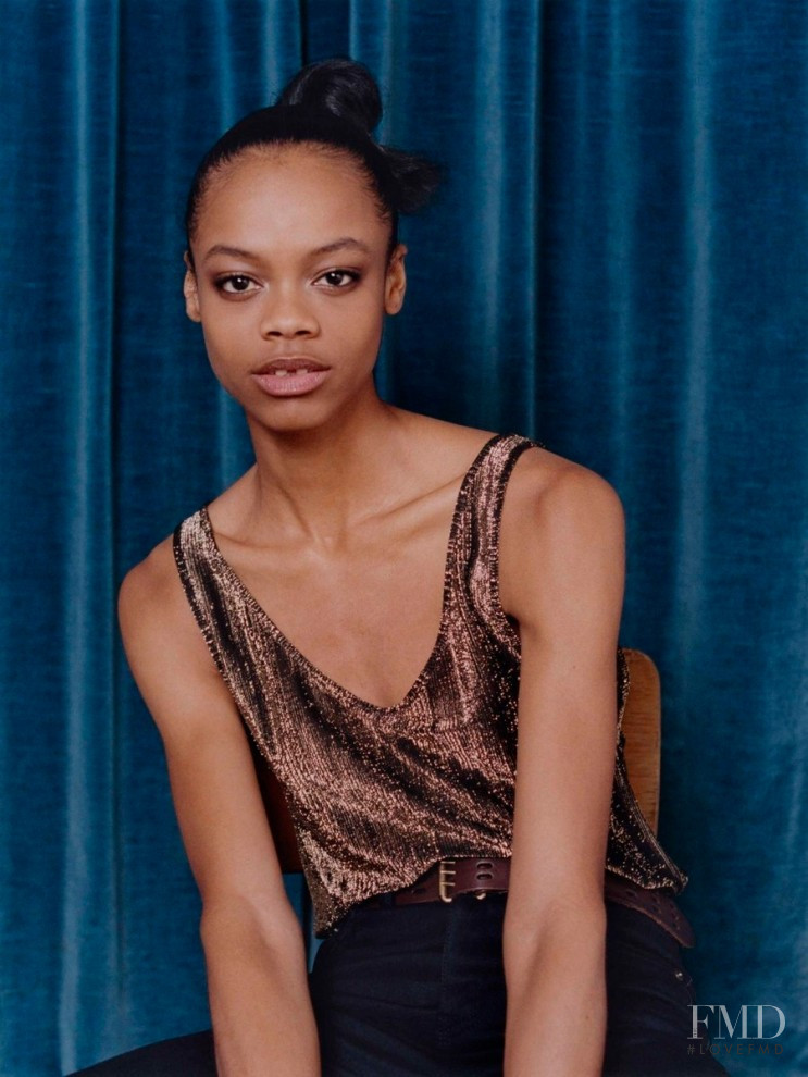 Aaliyah Hydes featured in Venetia Scott with Saint Laurent by Anthony Vaccarello Part One, February 2020