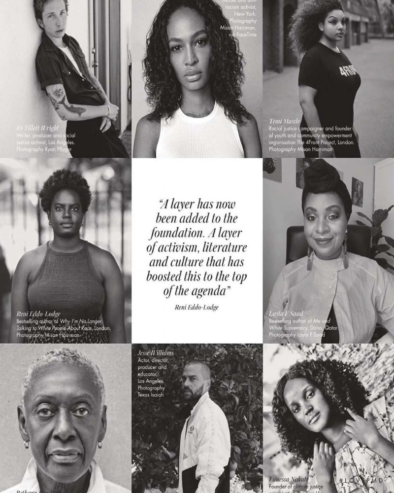 Joan Smalls featured in The Time Is Now, September 2020