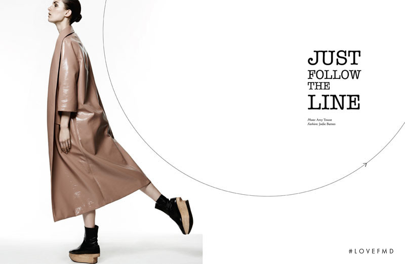 Marte Mei van Haaster featured in Just Follow The Line, February 2013