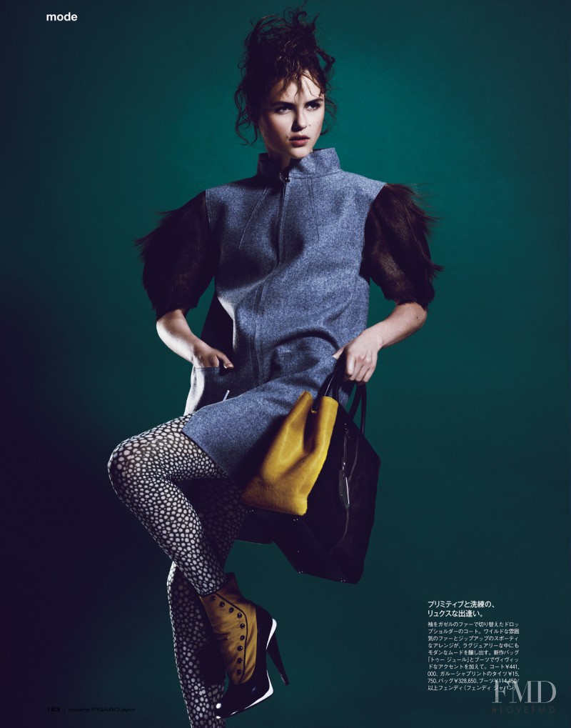 Rasa Zukauskaite featured in Fendi Folk, November 2012