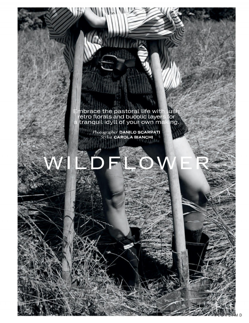 Chiara Scelsi featured in Wild Flower, September 2020