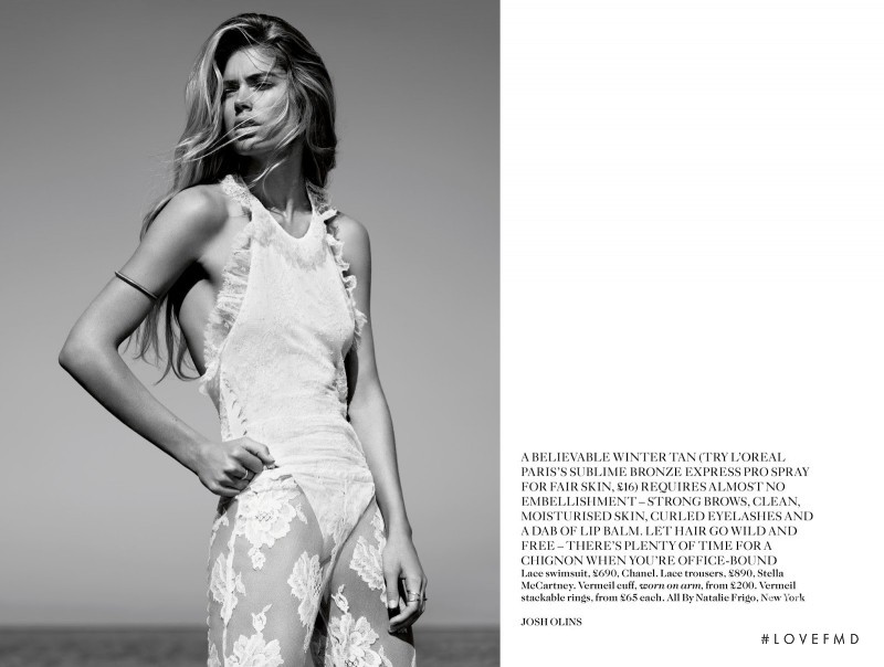 Doutzen Kroes featured in Castaway, January 2013