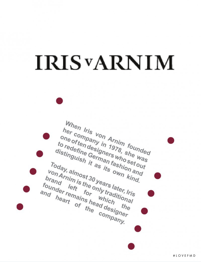 Iris v Arnim, December 2012