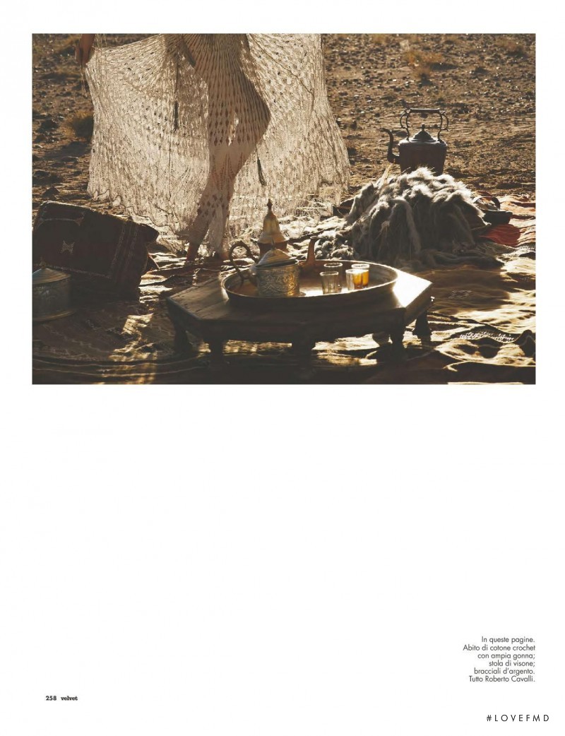 Sophie Srej featured in Nel Deserto In Grande Stile, March 2011