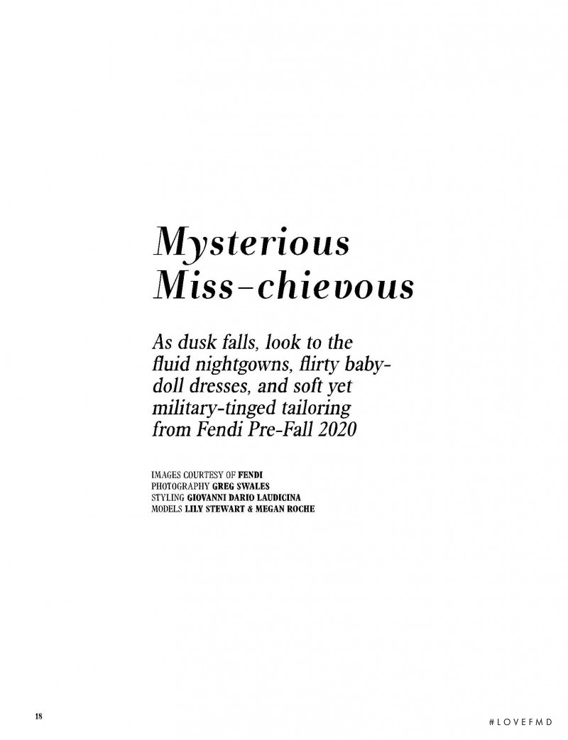 Mysterious Miss-chievous, August 2020