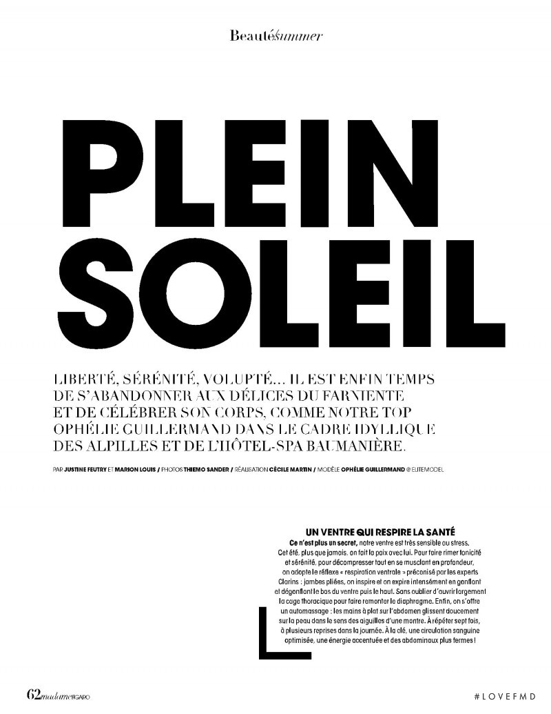 Plein Soleil, July 2020