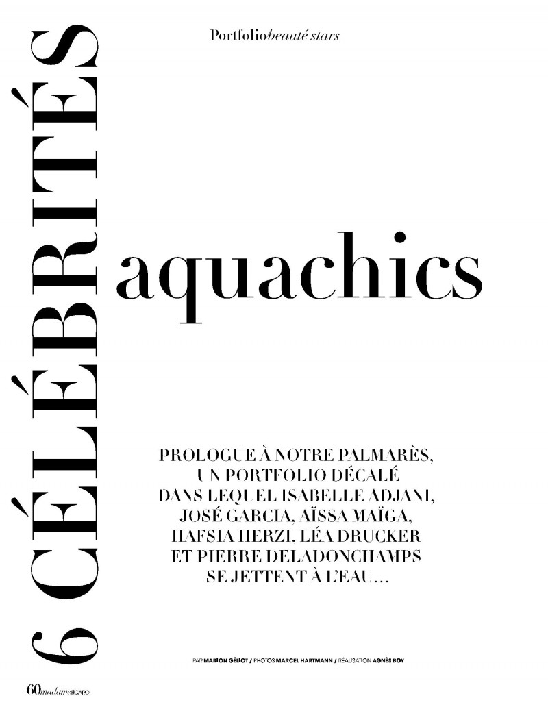 6 Celebrites aquachics, July 2020