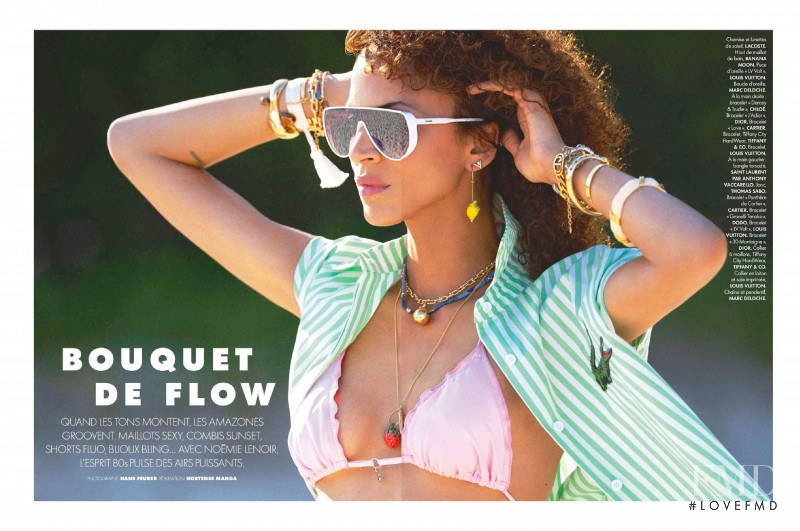 Noemie Lenoir featured in Bouquet De Flow, July 2020