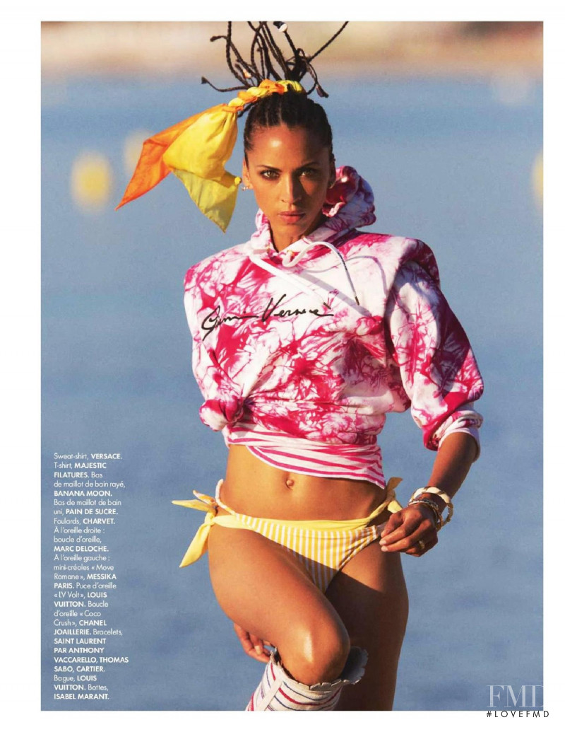 Noemie Lenoir featured in Bouquet De Flow, July 2020