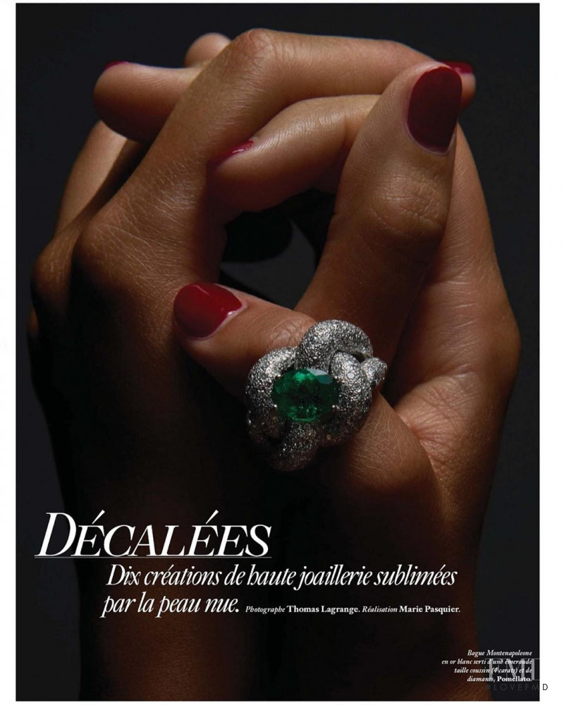 Melodie Vaxelaire featured in Bijoux: Decalees, September 2020