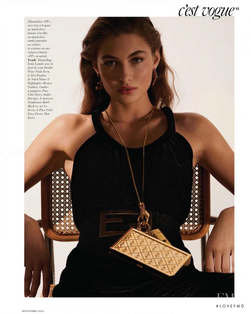 Grace Elizabeth featured in C\'est Vogue: Chic Classiques, September 2020