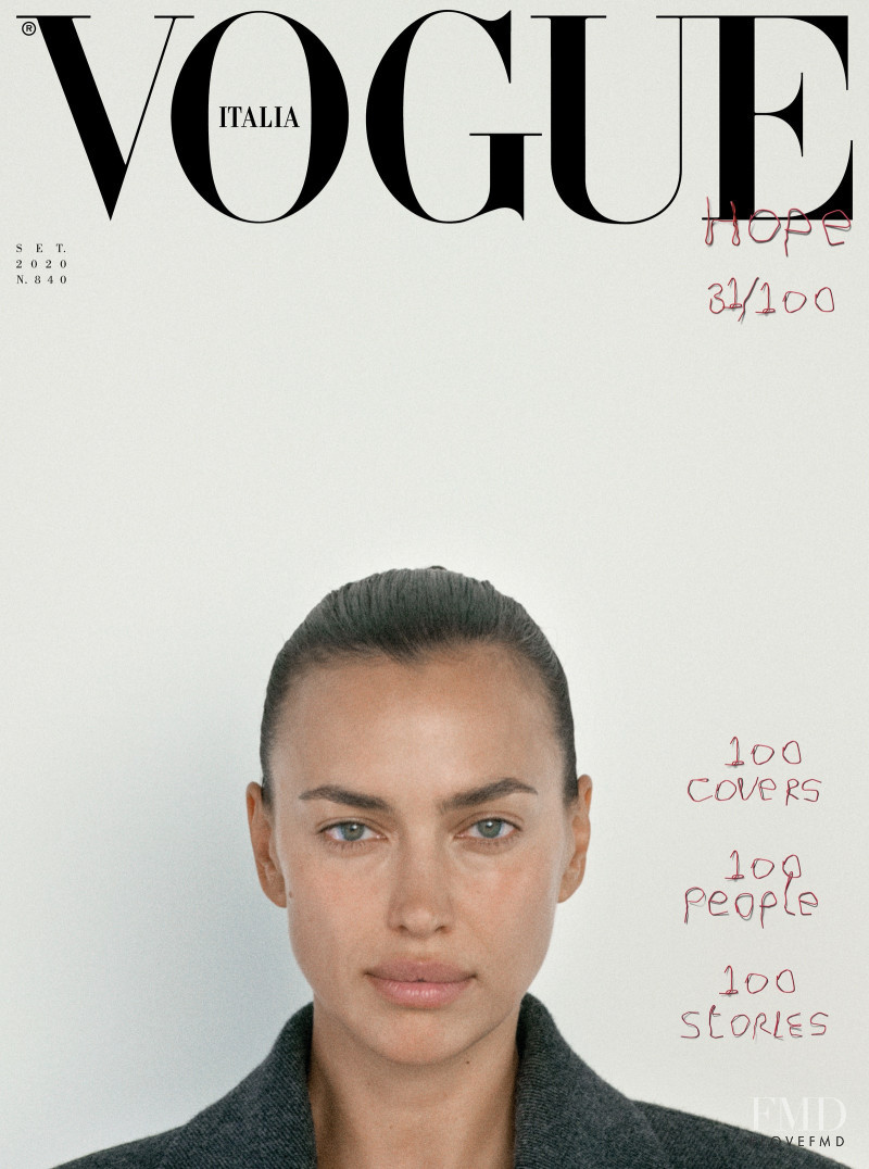 Irina Shayk featured in 100 covers, 100 people, 100 stories, September 2020