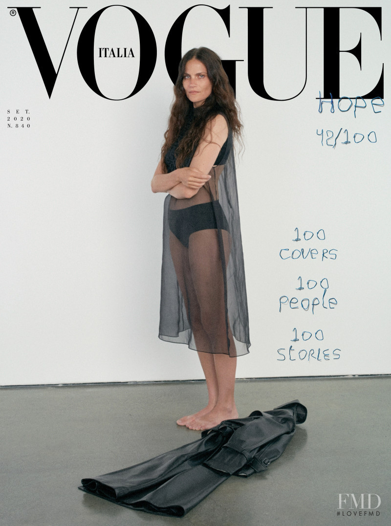 Missy Rayder featured in 100 covers, 100 people, 100 stories, September 2020