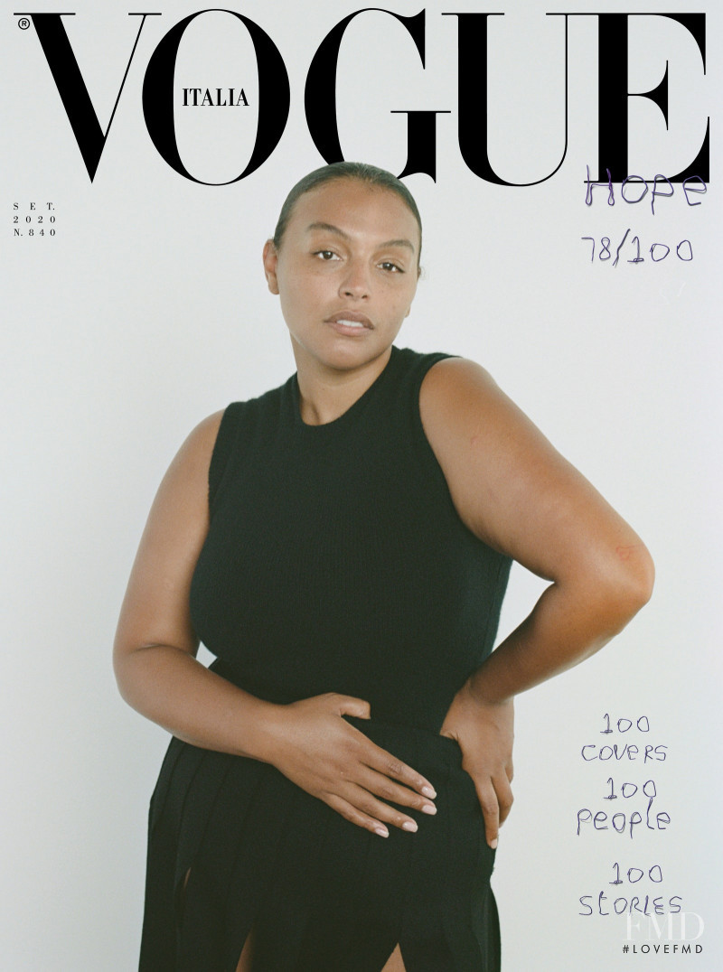 Paloma Elsesser featured in 100 covers, 100 people, 100 stories, September 2020