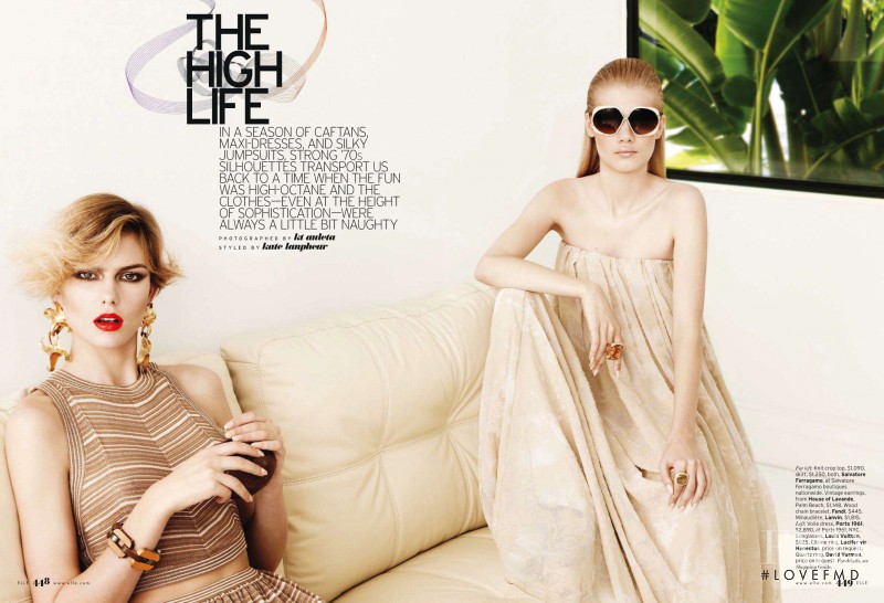 Yulia Terentieva featured in The High Life, March 2011