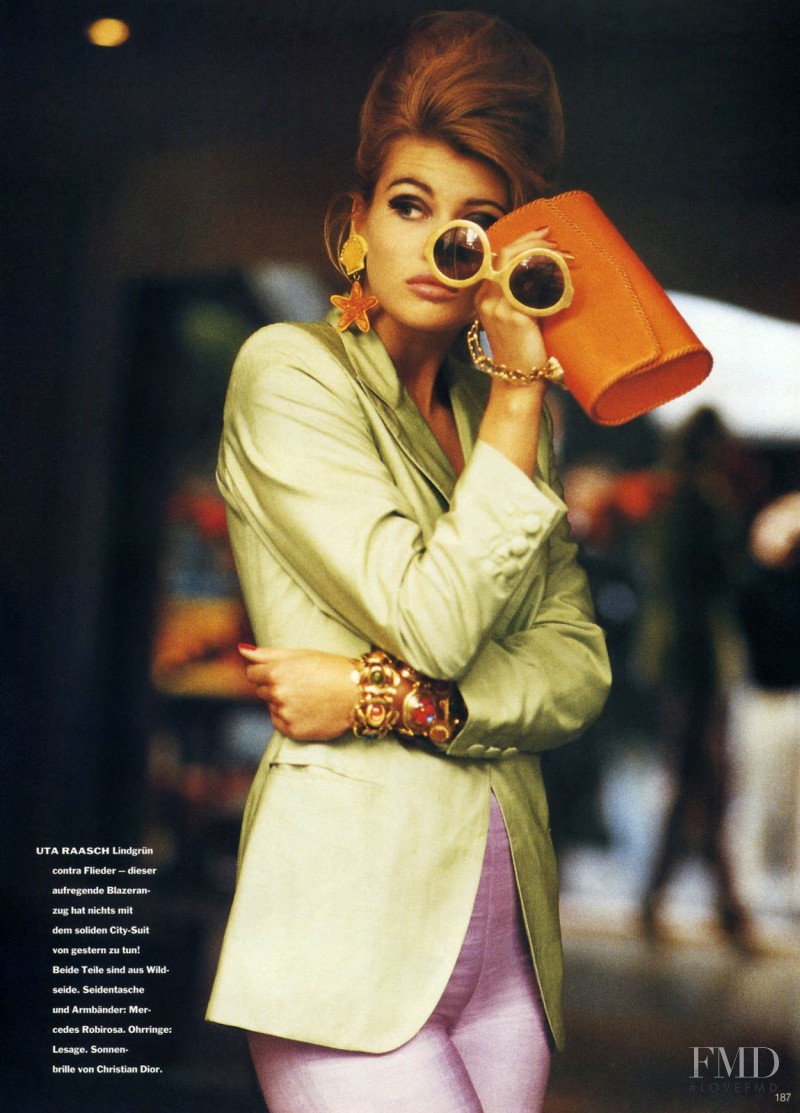 Daniela Pestova featured in Farbe & Accessoires, January 1991