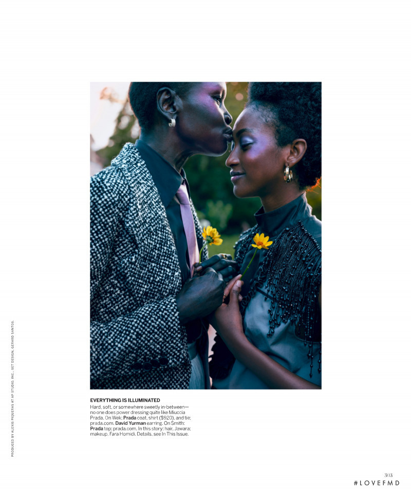 Alek Wek featured in The Custom of The Country, September 2020