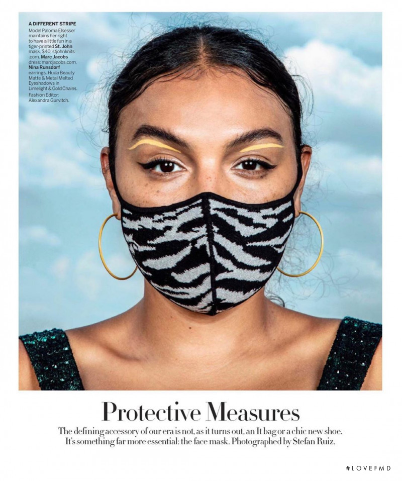 Paloma Elsesser featured in Protective Measures, September 2020