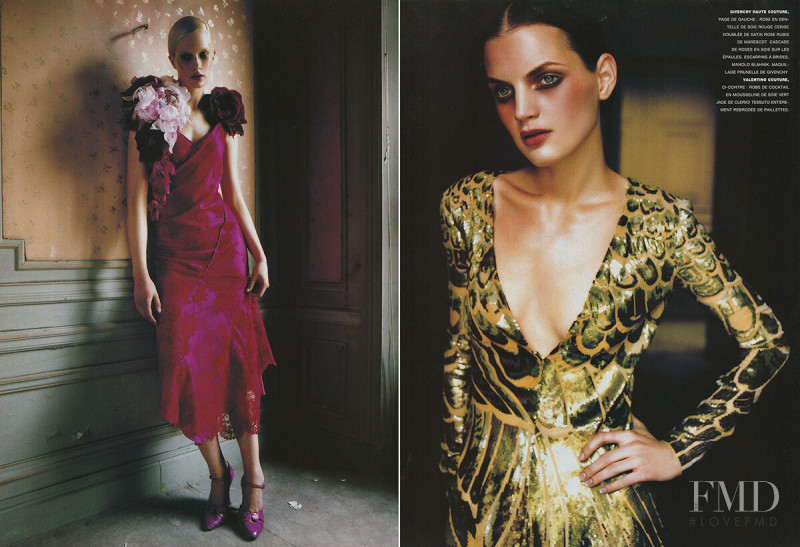 Guinevere van Seenus featured in La Couture Brode Sur L\'Esprit 30, September 1996