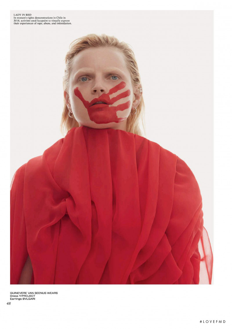 Guinevere van Seenus featured in Demonstration of Love, February 2020