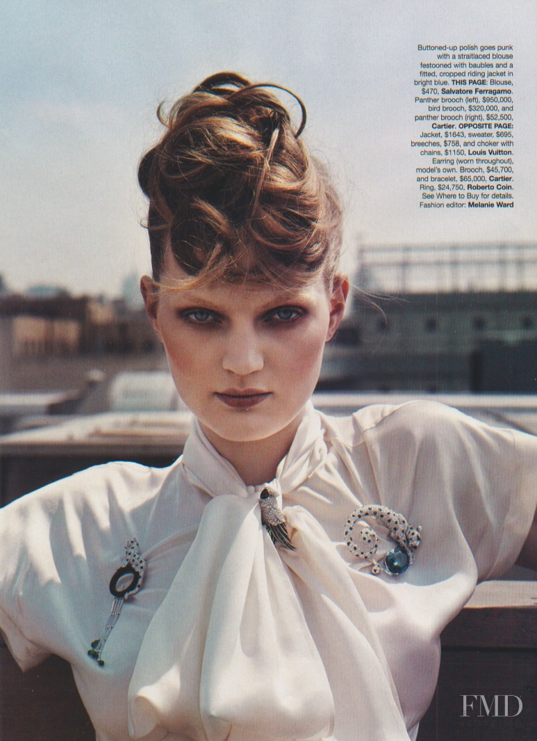 Guinevere van Seenus featured in Element of Fall\'s New Style, September 2004